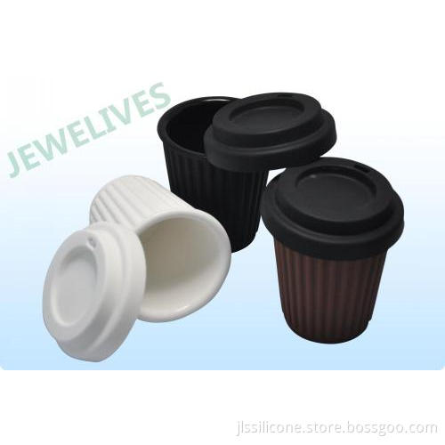 Food Grade Silicone Cup With Cover